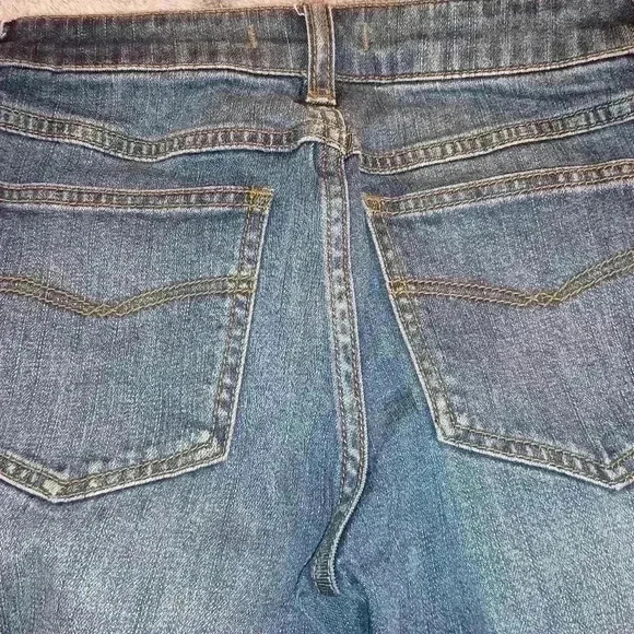 FREE PEOPLE Designer Dark Blue Wash jeans (#114) - Picture 3 of 5